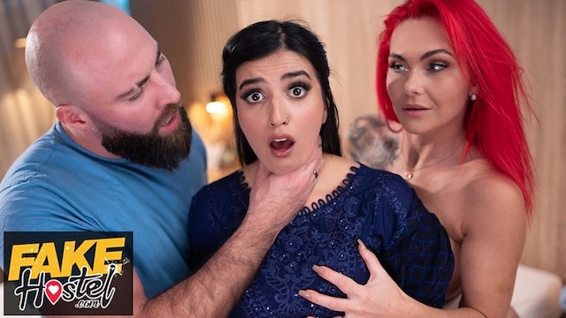 Fake Hostel – Shy Pakistani girl has sexual awakening in threesome with kinky British couple
